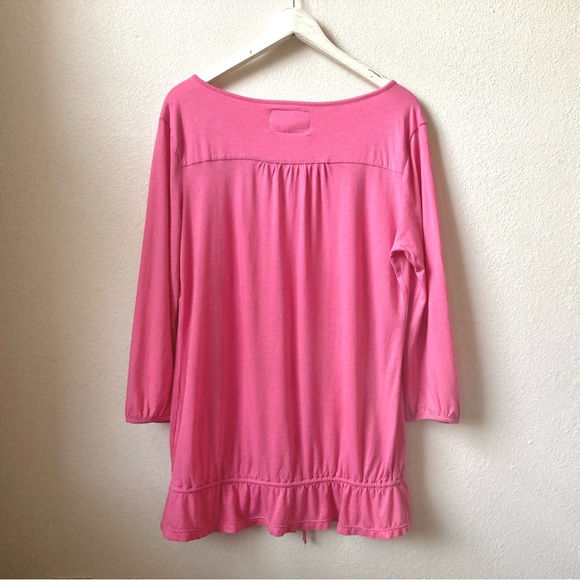 Button-Front Pink Top - Picture 4 of 4